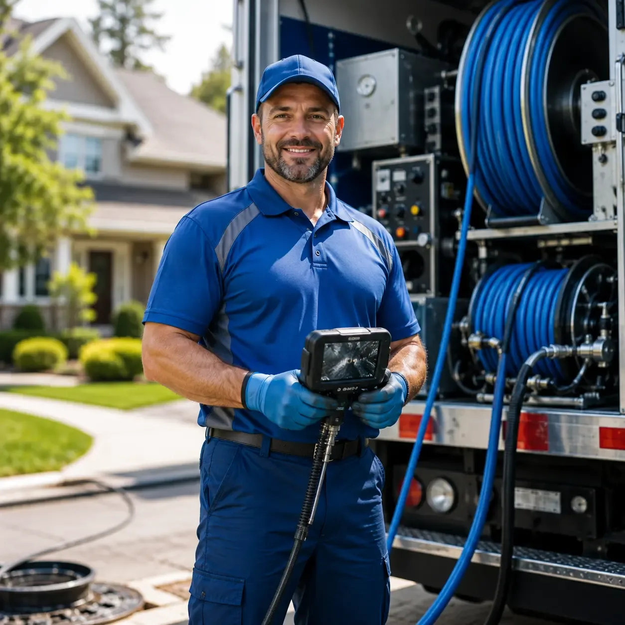 Local outdoor drain cleaning specialists in Pittsford, MI